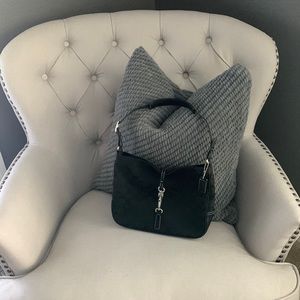 Coach Black Signature C Fabric & Leather Purse